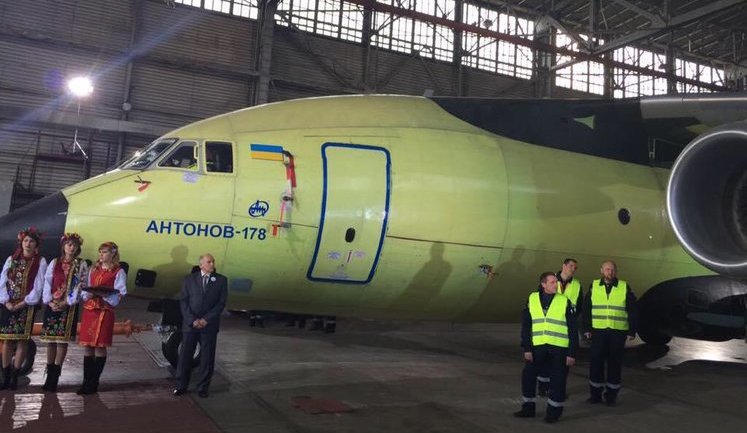 Brand new Ukrainian military transport aircraft An-178 presented in Kyiv. PHOTOS+VIDEO