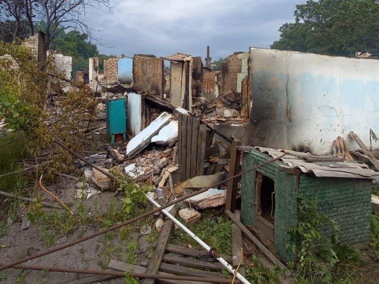 Наслідки російських обстрілів Донеччини