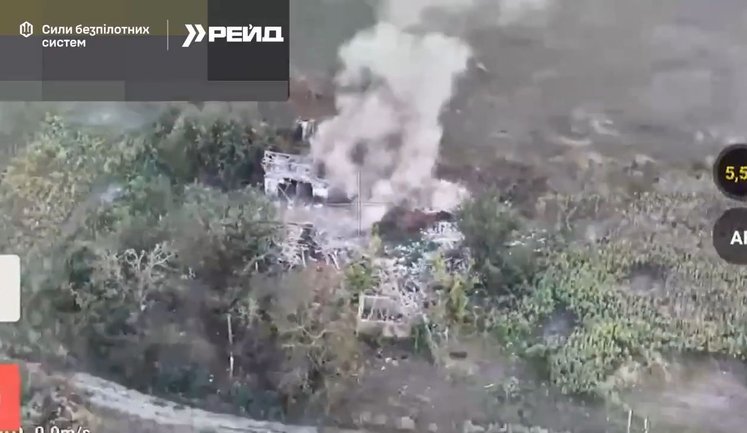 Дронарі батальйону "Рейд": мінус укриття, гармата й автотранспорт ворога. ВIДЕО