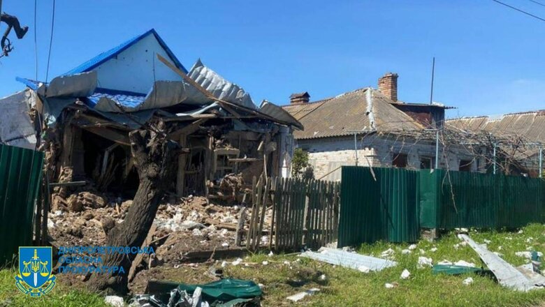 Наслідки обстрілу Нікополя російськими окупантами 06