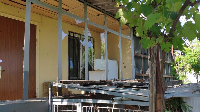 Consequences of shelling in the Nikopol region