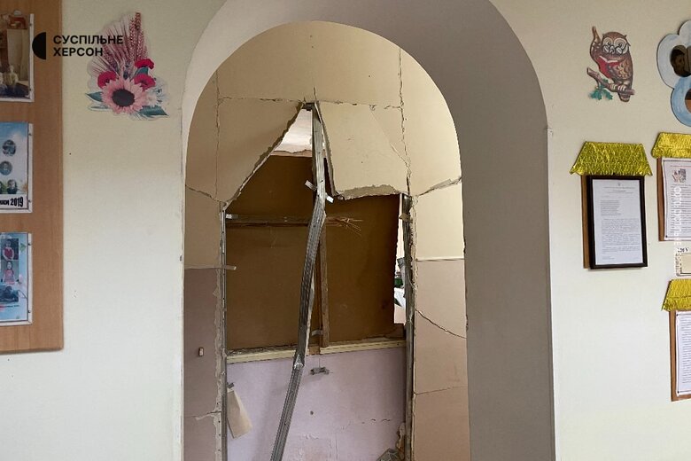 Consequences of shelling of Center for Rehabilitation of Children with Disabilities in Kherson 03