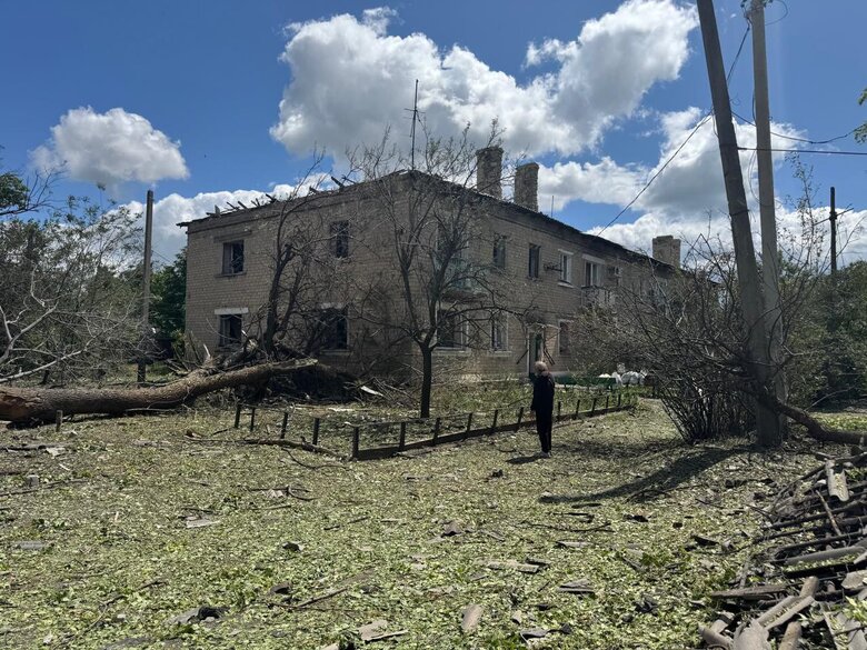 Consequences of shelling in Donetsk region