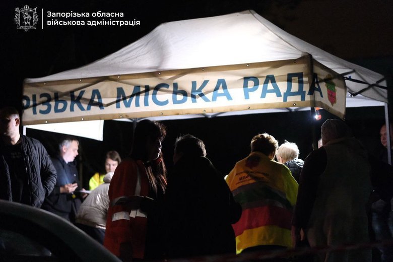 Запоріжжя після обстрілу