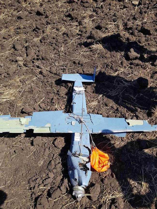 Силы ООС сбили российский БПЛА-разведчик, оснащенный камерой с 12 объективами для панорамной съемки 02
