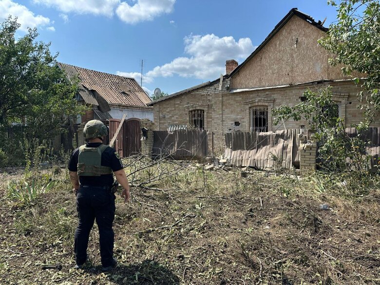 Consequences of shelling in Donetsk region