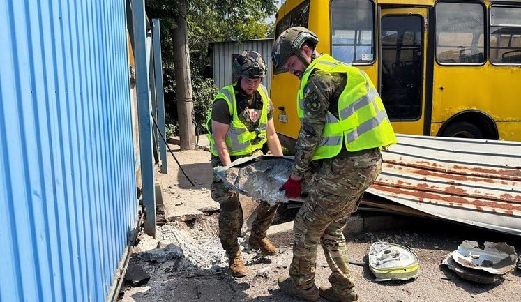 Following Russian Federation’s night-time attack, warhead of S-400 missile was found in Kyiv, - police. VIDEO+PHOTOS