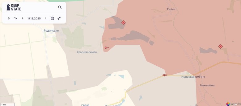 The enemy has advanced in Donetsk Oblast: updated line of contact at the Kapitolna mine