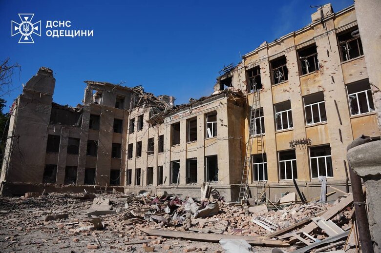 ліцей у Білгород-Дністровському після удару