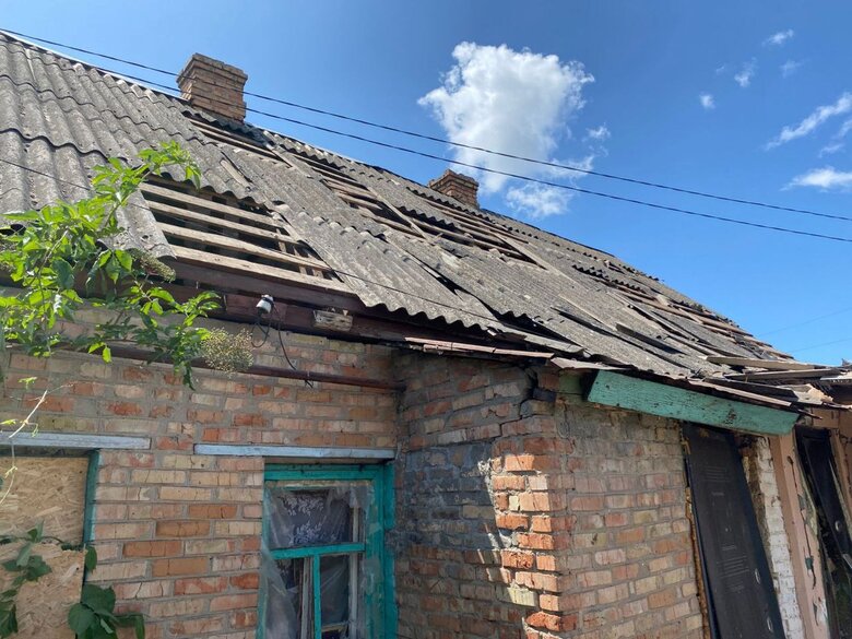 Russian shelling of the Nikopol district on 23 June