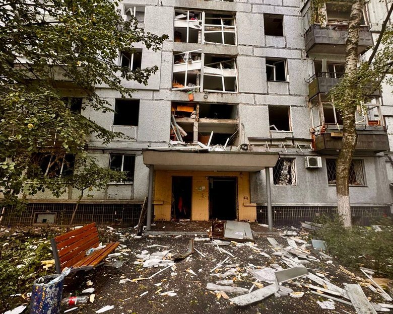 Дніпро після обстрілу