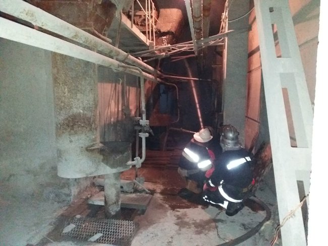 Ліквідовано пожежу на Зміївській ТЕС, - ДСНС 01