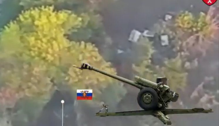 Бійці 44-ї ОАБр у ході контрбатарейної боротьби знищили 4 ворожі гаубиці. ВIДЕО