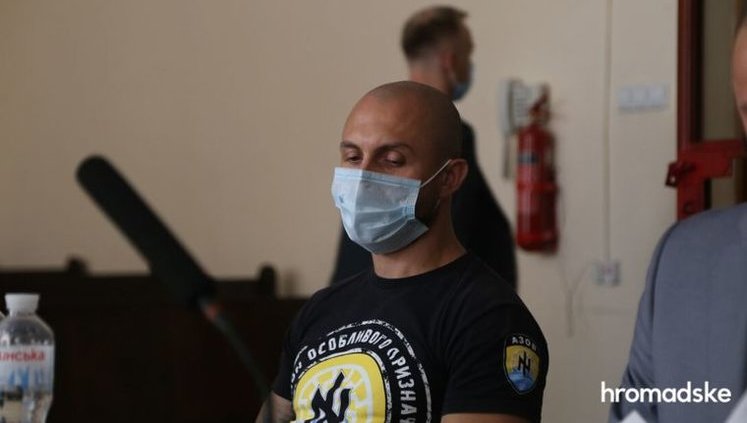 Сутички під Офісом Президента 14 серпня: суд відправив під арешт представників "Нацкорпусу" Довбиша і Кухарчука (оновлено). ВIДЕО
