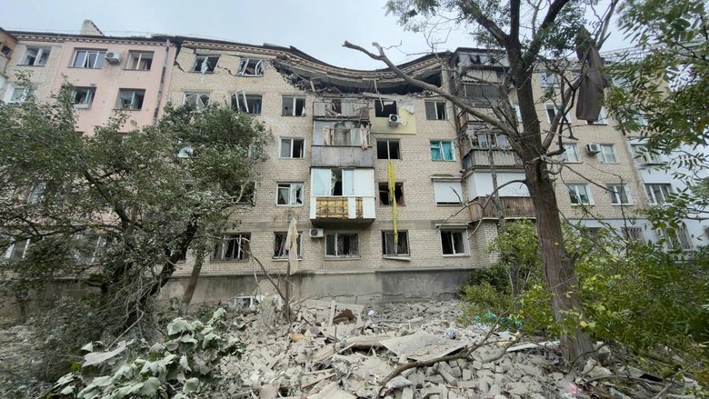 Наслідки удару по Херсону