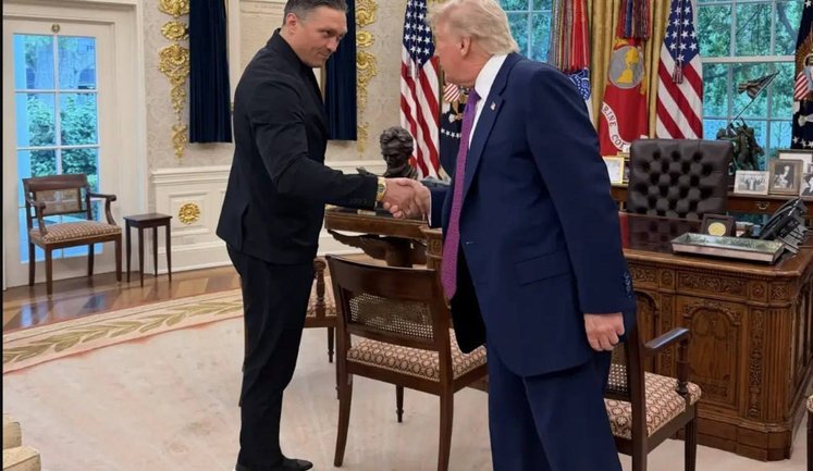 Usyk met with Trump in the Oval Office