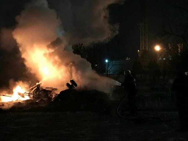 При падении вертолета в Кременчуге погибли 4 человека, - ГСЧС 02