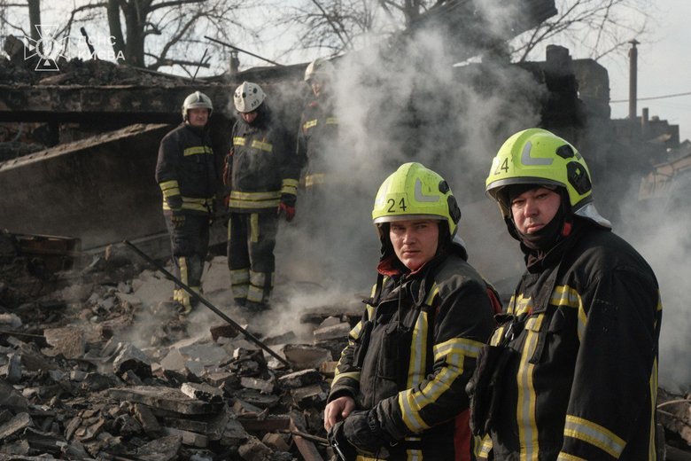 київ після обстрілу