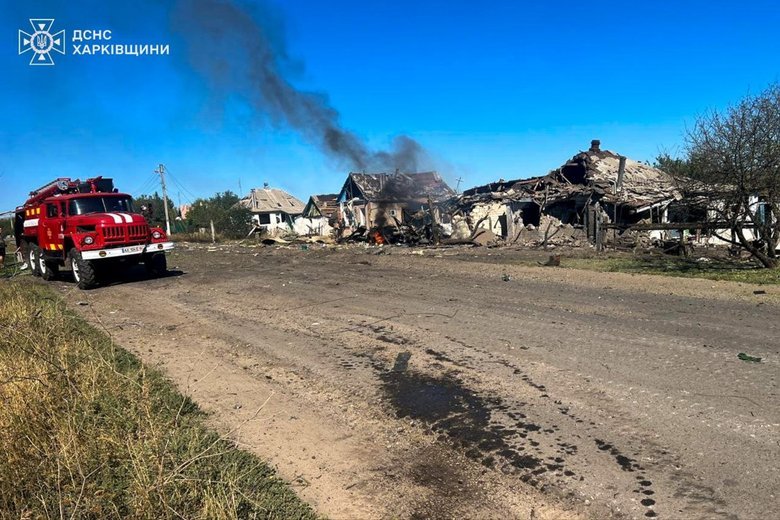 Удар по Грушевке в Харьковской области