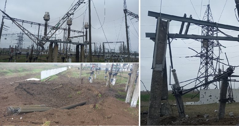 обстріл енергетики на Херсонщині