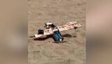 A UAV similar to a Ukrainian kamikaze drone was found on a beach in Turkey