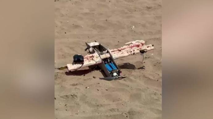 A drone similar to a Ukrainian one was washed ashore in Turkey