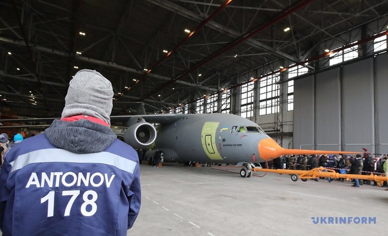 First serial military transport aircraft An-178-100R presented in Kyiv 11