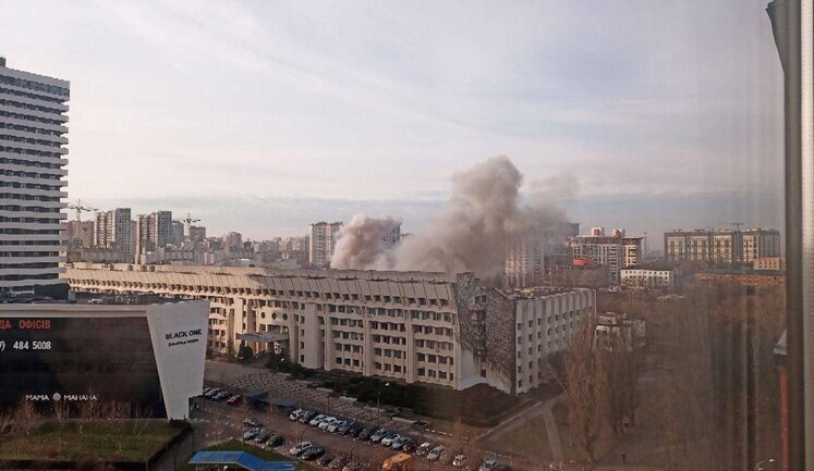 As a result of Russian shelling of Kyiv, buildings of Taras Shevchenko National University of Kyiv were significantly damaged. PHOTOS