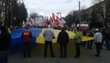 В Ривном на марш оппозиции "Вставай, Украина!" вышло более 20 тысяч человек. ФОТОрепортаж+ВИДЕО