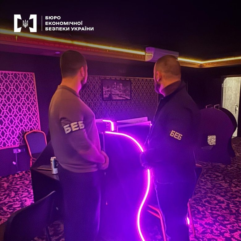 БЕБ ліквідувало мережу нелегальних гральних залів у Києві