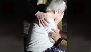 Elderly woman weeps over body of her grandson, killed by Russians during massive attack on Kyiv. VIDEO