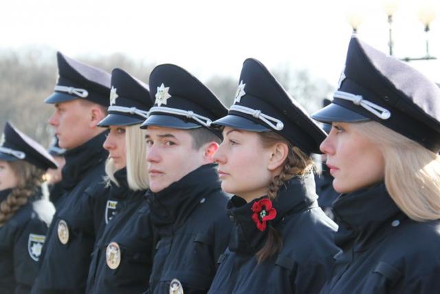 чернигов полиция присяга патрульная патрульные