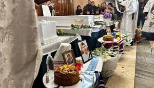 Zhytomyr region bids farewell to 17-year-old Roman, 12-year-old Tamara, and 8-year-old Stanislav Martyniuk, killed in Russian attack. PHOTOS