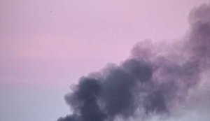 Russian attack sparks warehouse fire in Kyiv region’s Bucha district