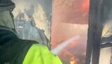РФ вдарила по рятувальниках на Херсонщині, які гасили пожежу
