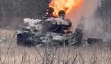 танк,рф,горить