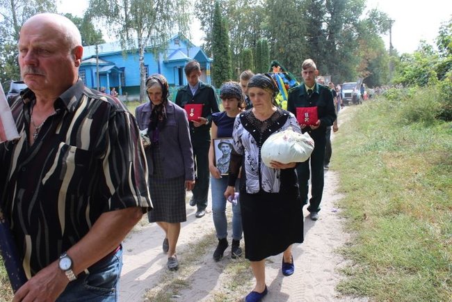 Last tribute paid to 36th Brigade Maksym Avdienko killed in Donbas Sept. 5 05