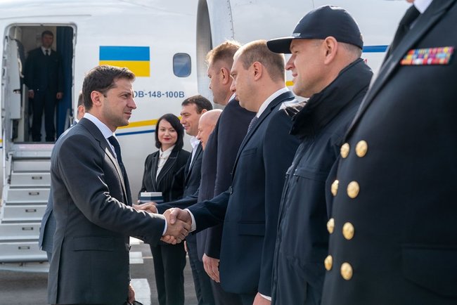 Зеленский прибыл с рабочим визитом в Одессу, - ОП 01