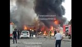 пожар в Одессе после удара РФ