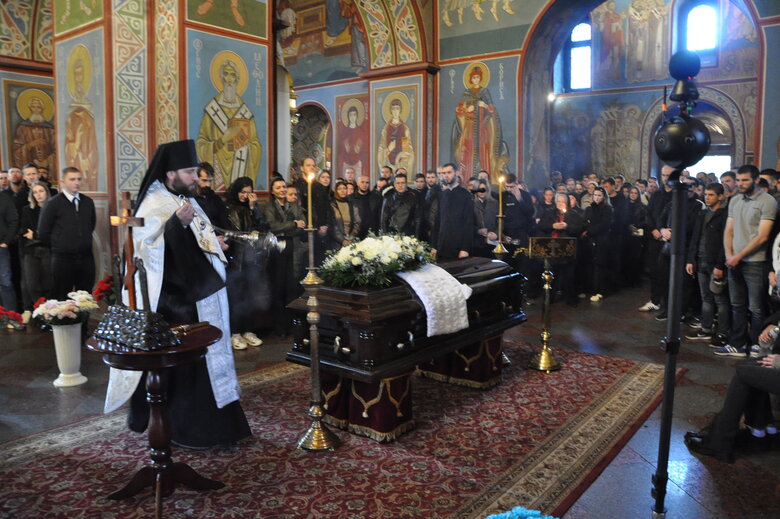 С погибшим в бою с оккупантами воином Максимом Яловцовым (Регбистом) попрощались в Киеве 07