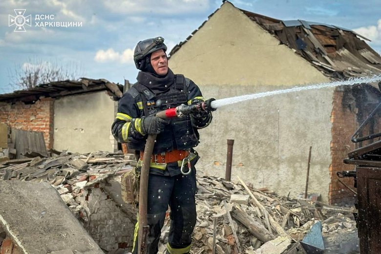 Великий Бурлук після обстрілу