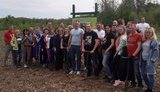 Экологи Харьковщины провели зеленую акцию по высадке сеянцев на территории урочища Башкирово. ФОТО