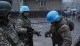 Военные в Казахстане незаконно использовали голубые шлемы миротворцев ООН