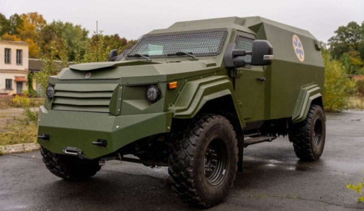 First armored ambulance arrived in Ukraine. PHOTO