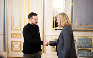 Austrian Foreign Minister Meinl-Reisinger visits Ukraine for the first time and meets with Zelensky