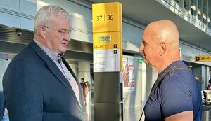 Сибіга зустрівся з журналістом Єсипенком та привітав його зі звільненням із російського полону: Продовжимо боротися за кожного політв’язня. ФОТО
