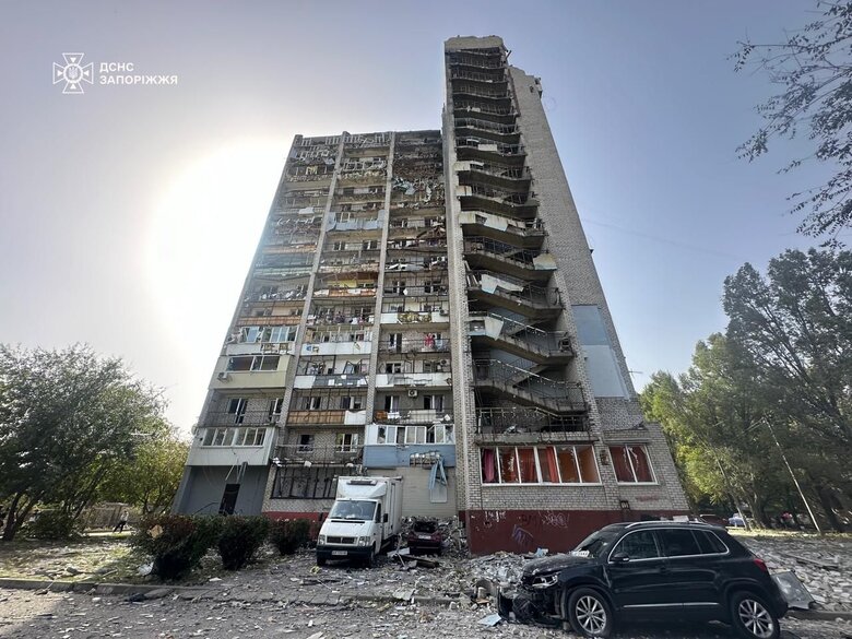 обстріл Запоріжжя 1 жовтня