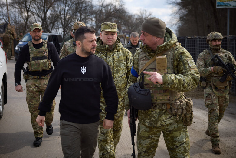 Zelensky visited border with Russian Federation in Sumy region 01