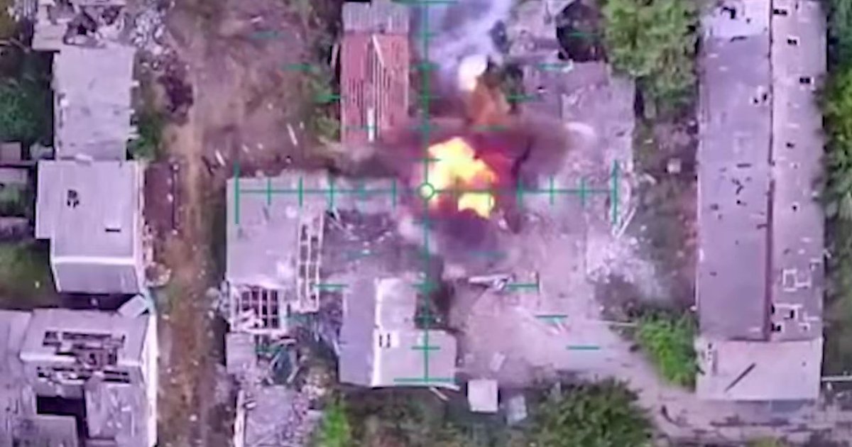 Several buildings where Russians were hiding were destroyed, as well as ...