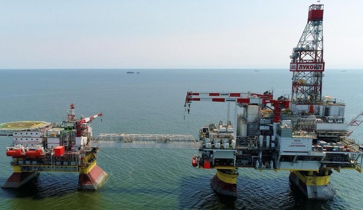 Security Service of Ukraine hits third Russian oil production platform in the Caspian Sea, sources say